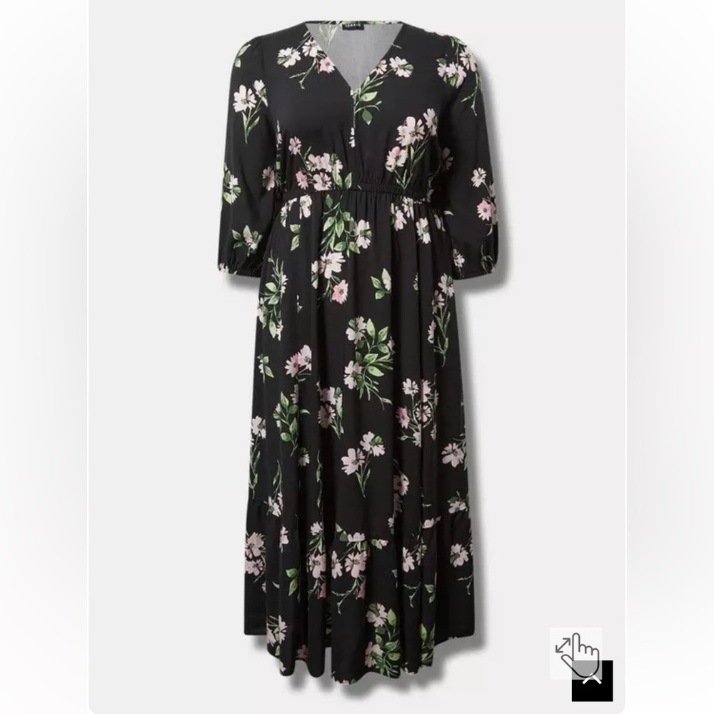 Maxi Challis Tiered V-Neck Dress - Picture 5 of 5